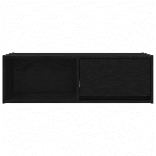 Móvel de TV - Modulo de TV - Armário de TV 80x31x25,5 cm derivados de madeira carvalho preto