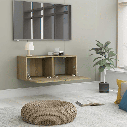Móvel de TV - Modulo de TV - Armário de TV 80x30x30 cm derivados de madeira carvalho sonoma