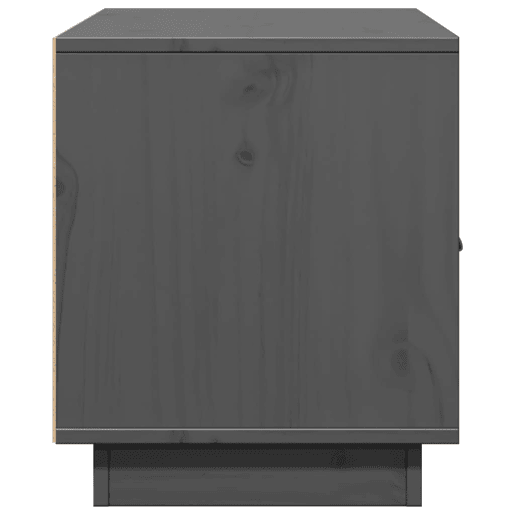 Móvel de TV - Modulo de TV - Armário de TV 80x34x40 cm madeira de pinho maciça cinzento