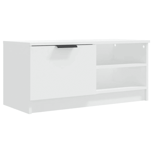 Móvel para TV - Móvel de TV - Armário de TV 80x35x36,5 cm madeira processada branco