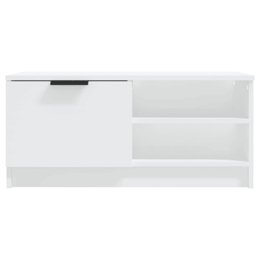 Móvel para TV - Móvel de TV - Armário de TV 80x35x36,5 cm madeira processada branco