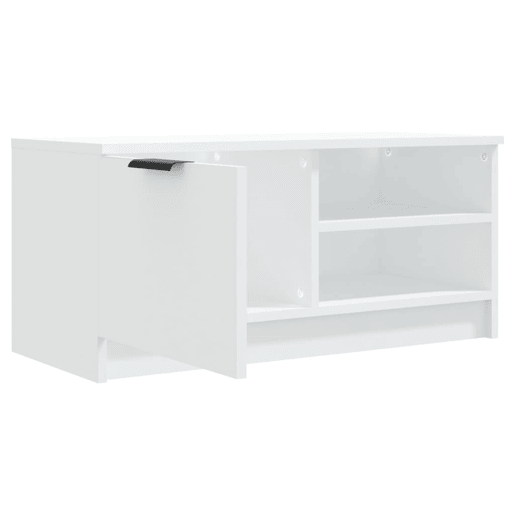 Móvel para TV - Móvel de TV - Armário de TV 80x35x36,5 cm madeira processada branco