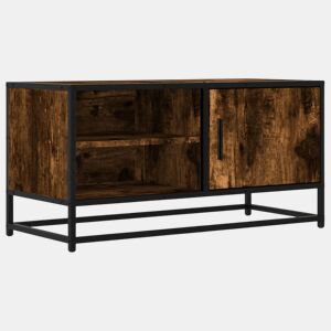 Móvel p TV, Armário de TV 80x34,5x40 cm deriv. madeirametal carvalho fumado