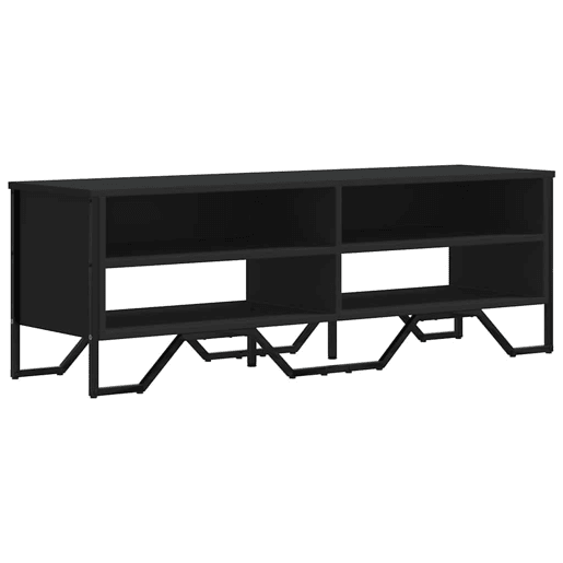 Móvel de TV - Modulo de TV - Armário de TV 122x34x41 cm derivados de madeira preto