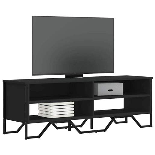 Móvel de TV - Modulo de TV - Armário de TV 122x34x41 cm derivados de madeira preto
