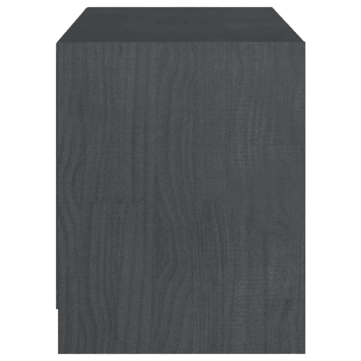 Móvel de TV - Modulo de TV - Armário de TV 104x33x41 cm madeira de pinho maciça cinzento
