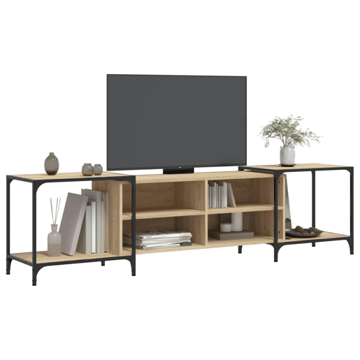 Móvel de TV - Modulo de TV - Armário de TV 203x37x50 cm derivados de madeira carvalho sonoma