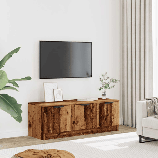 Móvel TV - Modulo de TV - Armário de TV madeira antiga 102x35x36,5 cm madeira trabalhada