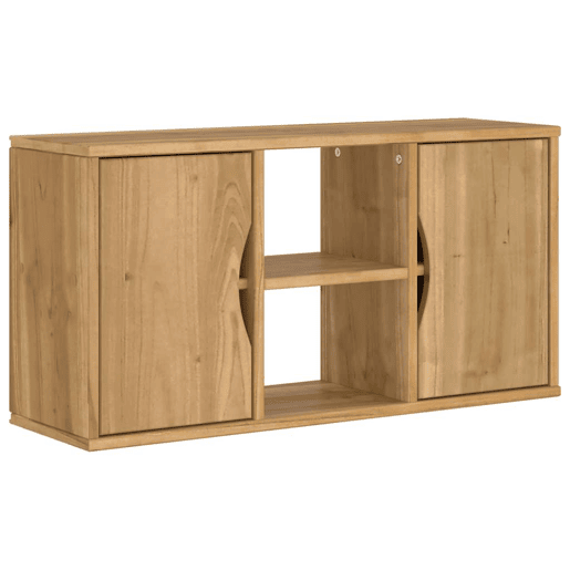 Armário para TV - Móvel TV ODDA 79x24x40 cm Madeira maciça de pinho