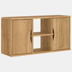 Armário para TV - Móvel TV ODDA 79x24x40 cm Madeira maciça de pinho