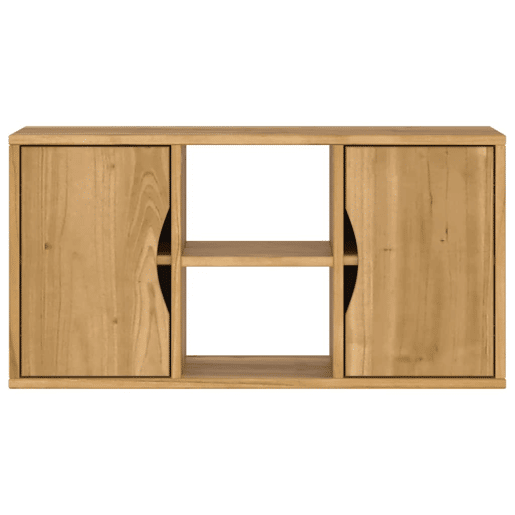 Armário para TV - Móvel TV ODDA 79x24x40 cm Madeira maciça de pinho