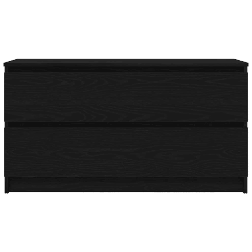 Móvel de TV - Modulo de TV - Armário de TV 100x35x54 cm madeira processada preto
