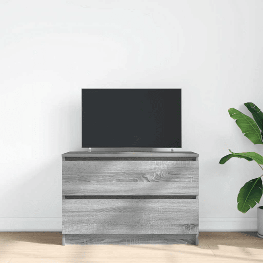 Móvel de TV - Modulo de TV - Armário de TV 80x35x54 cm derivados de madeira cinzento sonoma