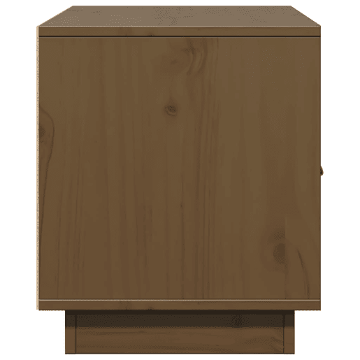 Móvel de TV - Modulo de TV - Armário de TV 80x34x40 cm madeira de pinho maciça castanho mel