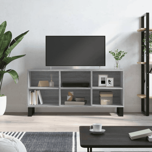 Móvel de TV - Modulo de TV - Armário de TV 103,5x30x50 cm derivados de madeira cinzento sonoma