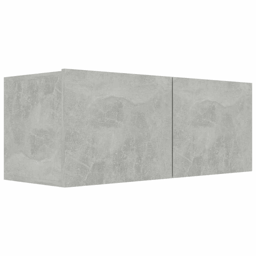 Móvel de TV - Modulo de TV - Armário de TV 80x30x30 cm derivados de madeira cinzento cimento