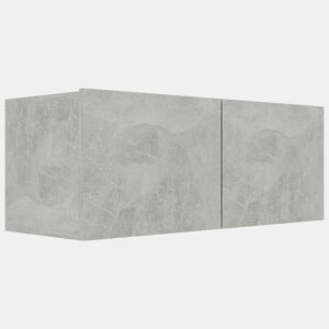 Móvel de TV - Modulo de TV - Armário de TV 80x30x30 cm derivados de madeira cinzento cimento