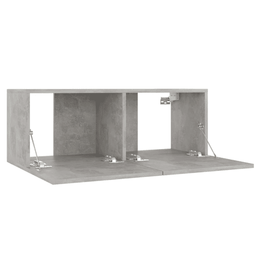Móvel de TV - Modulo de TV - Armário de TV 80x30x30 cm derivados de madeira cinzento cimento