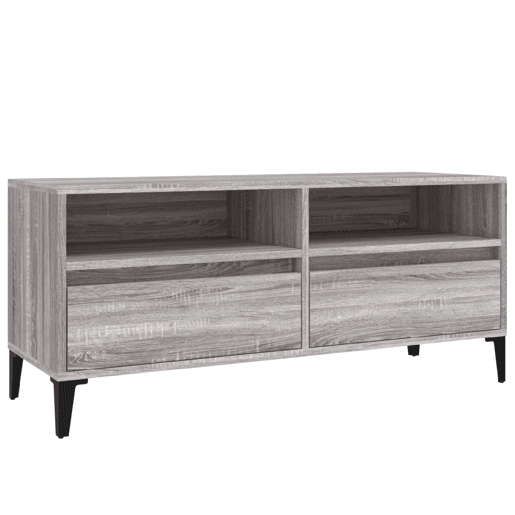 Móvel de TV - Modulo de TV - Armário de TV 100x34,5x44,5 cm derivados madeira cinzento sonoma