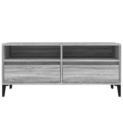 Móvel de TV - Modulo de TV - Armário de TV 100x34,5x44,5 cm derivados madeira cinzento sonoma
