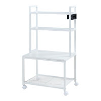 Soporte de impresora móvil svanaldsvipp regulable en altura 100x55x38 cm blanco [en.casa]