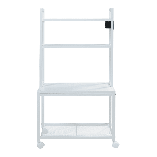 Mesa enrolável para impressora Svanaldsvipp 100x55x38 cm Branco en.casa