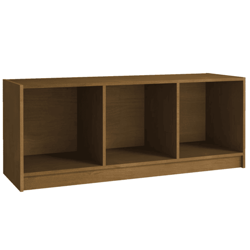 Móvel de TV - Modulo de TV - Armário de TV 104x33x41 cm pinho maciço castanho mel