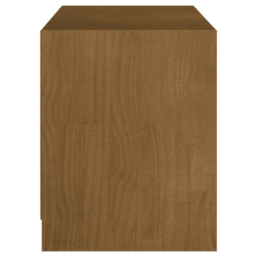 Móvel de TV - Modulo de TV - Armário de TV 104x33x41 cm pinho maciço castanho mel