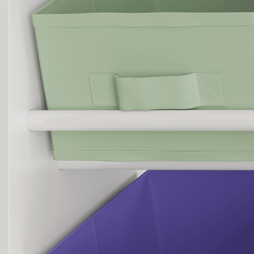 Estante para crianças Søndreland 80x90x30 cm com motivo Aqua Dream en.casa