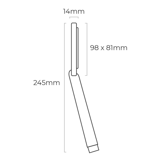 Ralo de duche EDM 01334 ABS Cromado 8,1 x 1,4 x 24,5 cm Ralo de duche EDM 01334 ABS Cromado 8,1 x 1,4 x 24,5 cm