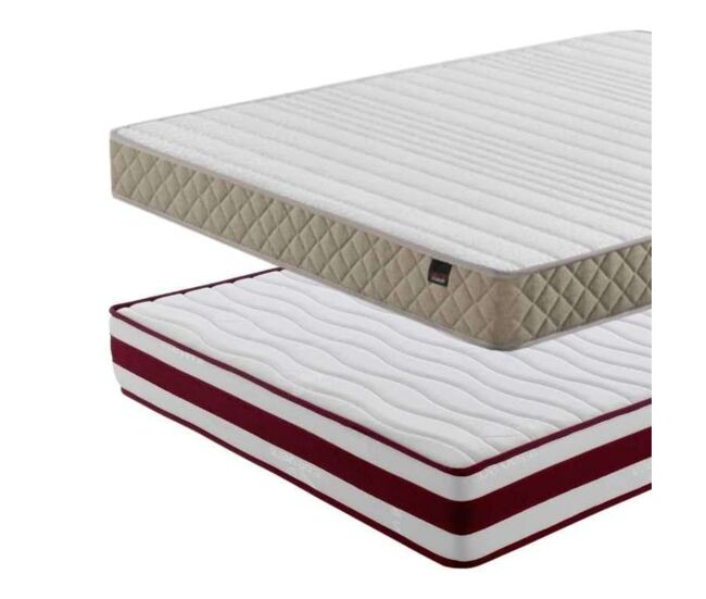 Pack de 2 colchones formado por colchón rioja 90x190 cm y colchón eco 90x180 cm