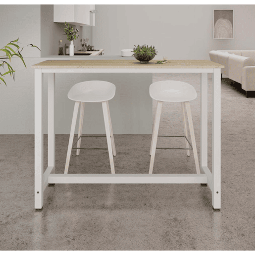 Mesa alta Cozinha Sala de jantar BrancoSonoma 140x100x40 Ani Muebles Bonitos