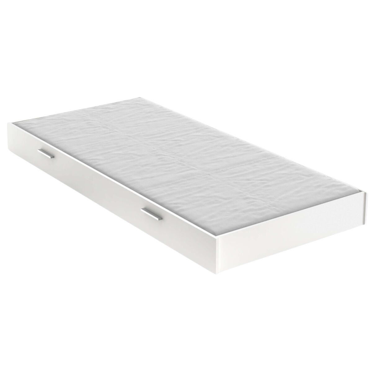 Cajón inferior cama life dormitorio juvenil color blanco mate 18x200x90 cm mueble de habitación