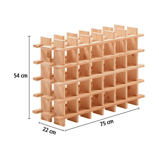 Suporte para garrafas Astigarraga Castanho Pinheiro (75 x 22 x 54 cm)