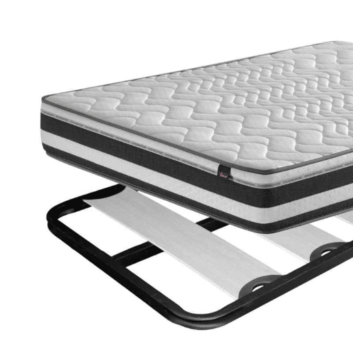 Pacote completo Hipnos 3 Rest com base de cama de prateleira larga e colchão de visco grafeno 135x190 cm Pacote completo Hipnos 3 Rest com base de cama de prateleira larga e colchão de visco grafeno 135x190 cm