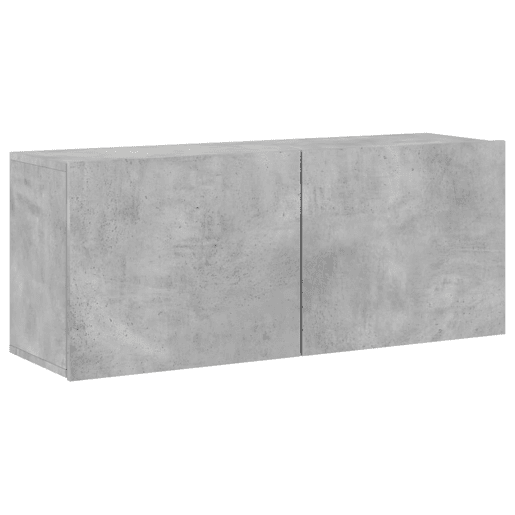 Móvel de parede para TV - Armário de TV 100x30x41 cm cinzento cimento