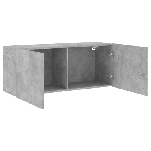 Móvel de parede para TV - Armário de TV 100x30x41 cm cinzento cimento