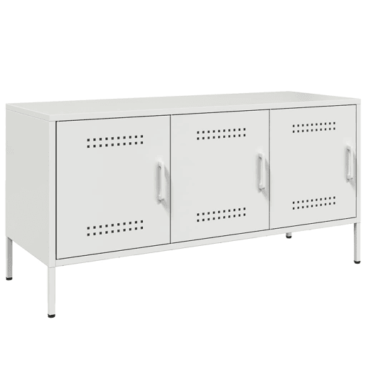 Móvel de TV - Modulo de TV - Armário de TV 100,5x39x50,5 cm aço branco