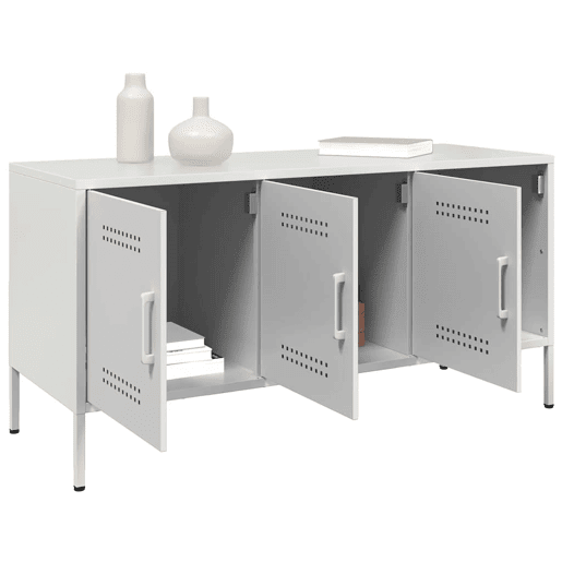 Móvel de TV - Modulo de TV - Armário de TV 100,5x39x50,5 cm aço branco