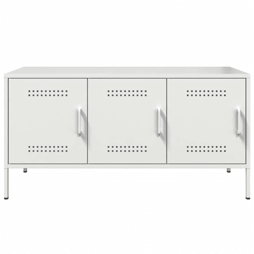 Móvel de TV - Modulo de TV - Armário de TV 100,5x39x50,5 cm aço branco