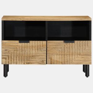 Móvel de TV - Modulo de TV - Armário de TV 70x33x46 cm madeira de mangueira maciça castanho