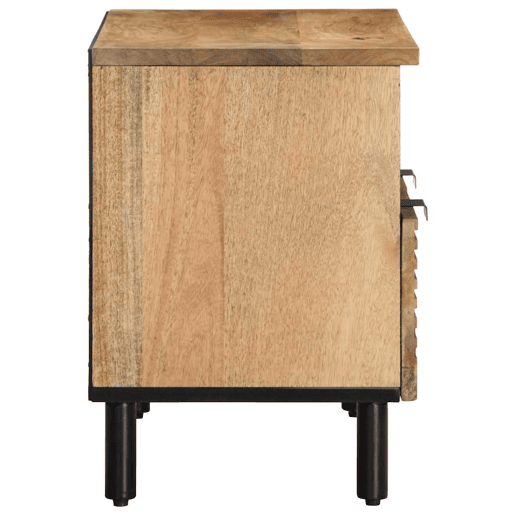Móvel de TV - Modulo de TV - Armário de TV 70x33x46 cm madeira de mangueira maciça castanho