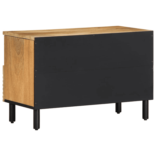 Móvel de TV - Modulo de TV - Armário de TV 70x33x46 cm madeira de mangueira maciça castanho