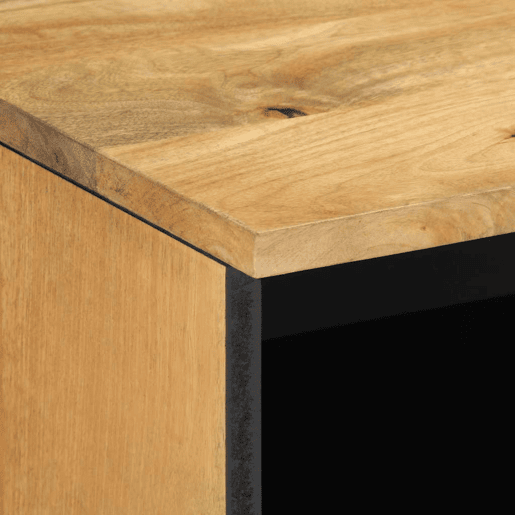 Móvel de TV - Modulo de TV - Armário de TV 70x33x46 cm madeira de mangueira maciça castanho