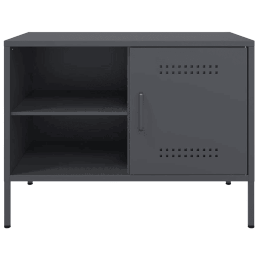 Móvel de TV - Modulo de TV - Armário de TV 68x39x50,5 cm aço antracite