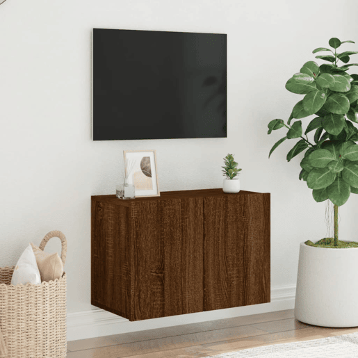 Móvel de parede para TV - Armário de TV 60x30x41 cm carvalho castanho