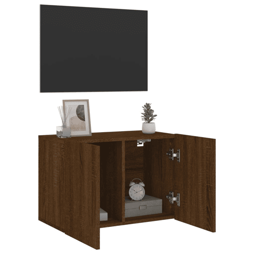 Móvel de parede para TV - Armário de TV 60x30x41 cm carvalho castanho
