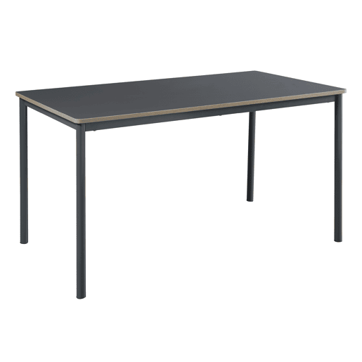 Conjunto de jantar Lindesberg de 5 peças 1 mesa com 4 cadeiras cinzento escuro en.casa