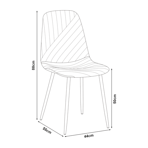 Conjunto de jantar Hemnes 1 mesa redondo com 4 cadeiras textil aço castanho claro en.casa Conjunto de jantar Hemnes 1 mesa redondo com 4 cadeiras textil aço castanho claro en.casa