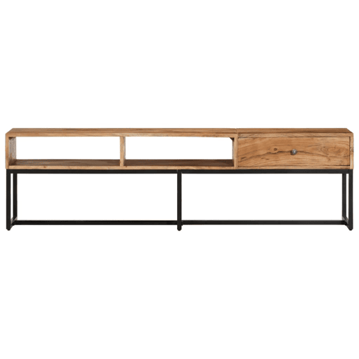 Móvel de TV - Modulo de TV - Armário de TV 160x30x45 cm madeira de acácia maciça